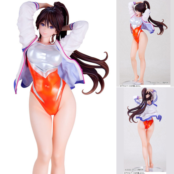 蓮玖(れんきゅう)さん ～新体操部の練習が始まります～ 成形色フレッシュ 1/7 レジンキャストキット[クルシマ製作所]