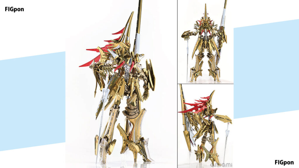 ファイブスター物語 帝騎マグナパレス ナイトオブゴールド プラモデル｜黄金GTMを1/144で再現【予約開始】
