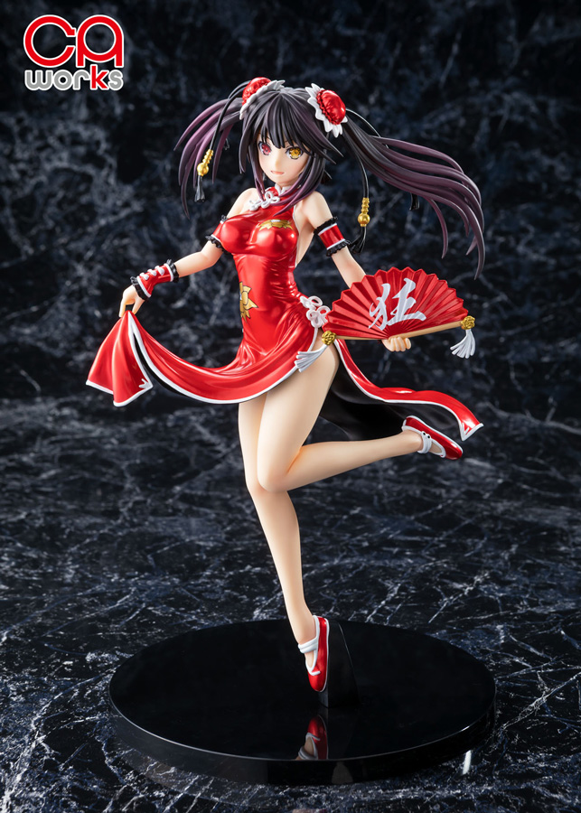 デート・ア・ライブIII 時崎狂三 チャイナドレスver. リペイントカラー 1/7 完成品フィギュア[キャラアニ]チャイナドレスに身を包んだ妖艶なる美女「時崎狂三」の“海外限定カラー”が登場！